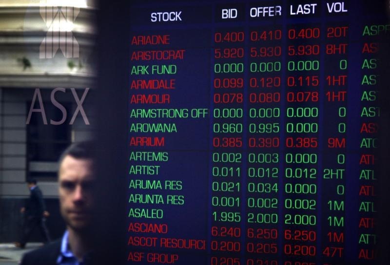 Australia shares higher at close of trade; S&P/ASX 200 up&nbsp;0.02%