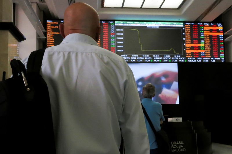 Brazil stocks lower at close of trade; Bovespa down&nbsp;1.48%
