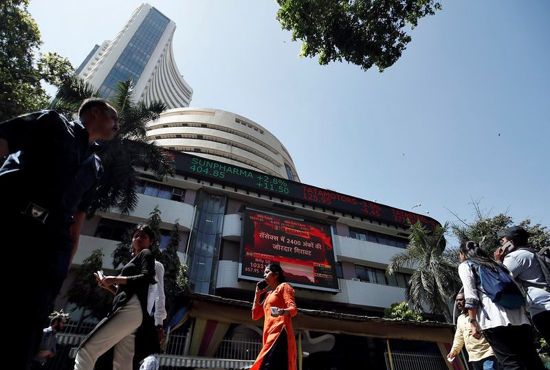 India shares plunge as Modi’s likely narrower win causes policy&nbsp;worries