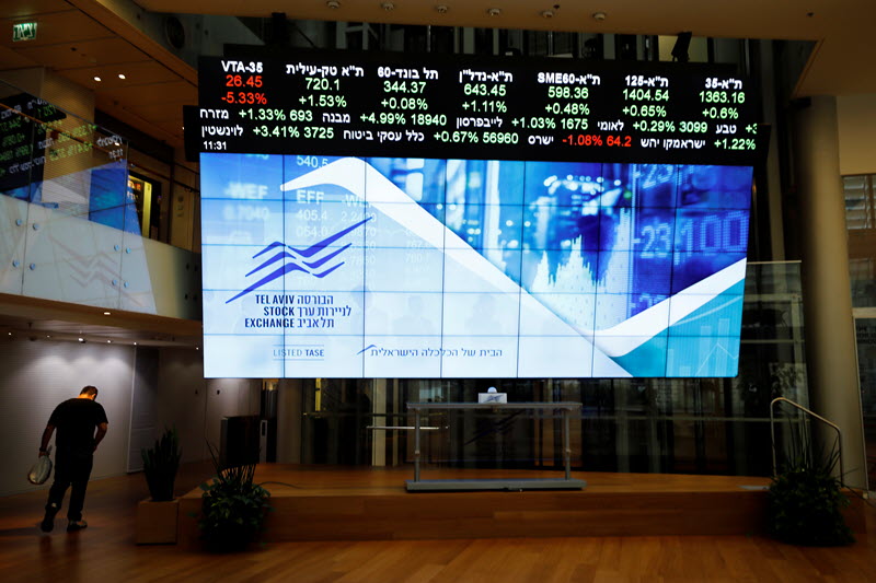 Israel stocks higher at close of trade; TA 35 up&nbsp;0.53%