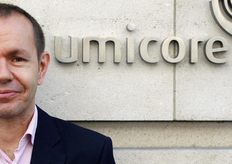 Umicore shares jump over 12% after Goldman Sachs upgrade, doubled price&nbsp;target