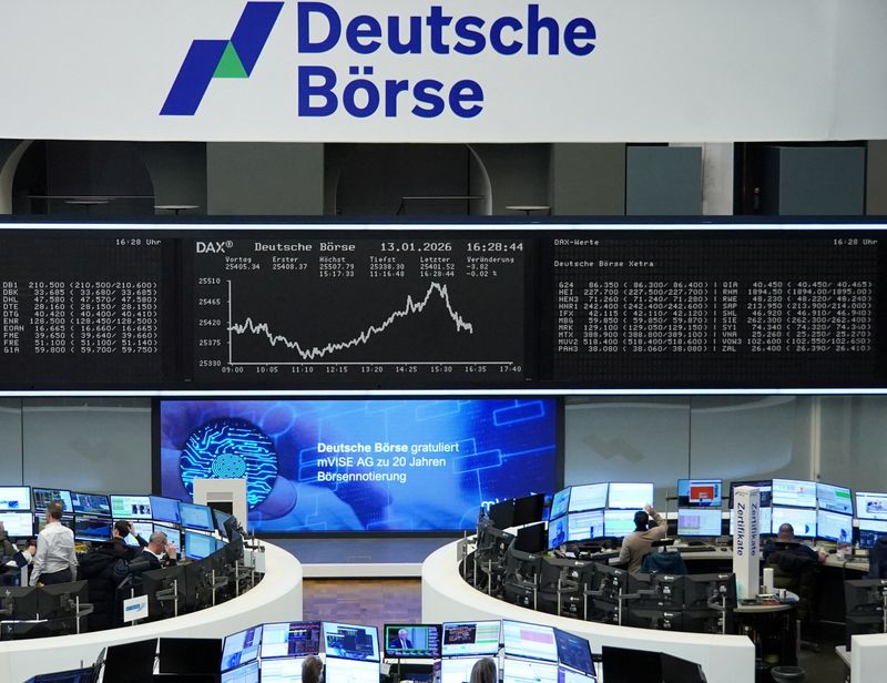 European stocks slide as Trump’s Greenland tariff threat rattles&nbsp;investors