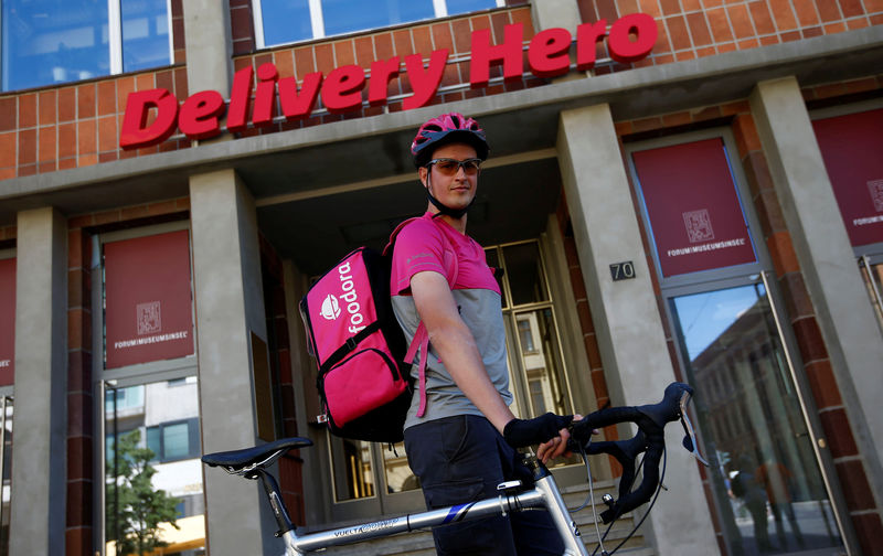 Delivery Hero shares up as Grab buys Taiwan unit for $600 mln